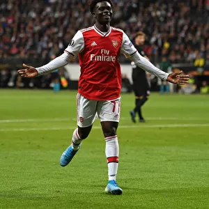Bukayo Saka Scores Arsenal's Second Goal: Eintracht Frankfurt vs Arsenal, UEFA Europa League 2019-20