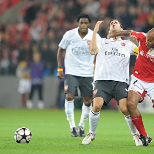 Cesc Fabregas (Arsenal) Wilfried Dalmat (Standard Liege)