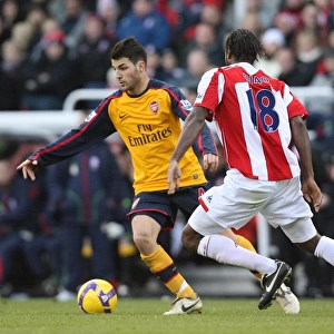 Cesc Fabregas Leads Arsenal to Victory over Stoke: 1-2
