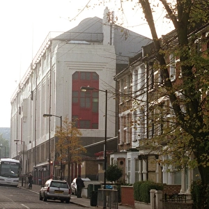 East Stand and Avenell Road. Arsenal Stadium, Highbury, London, 22 / 11 / 05