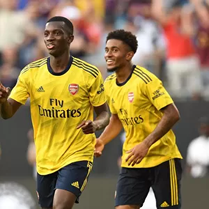 Eddie Nketiah Scores Arsenal's Second Goal against ACF Fiorentina in 2019 International Champions Cup