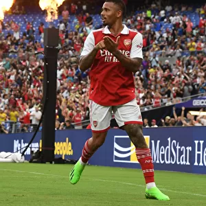 Gabriel Jesus Scores First Arsenal Goal: Pre-Season Win Against Everton (2022-23)