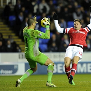Giroud's Savored Rivalry: Arsenal vs. Reading, Federici Denies Goal (2012-13)