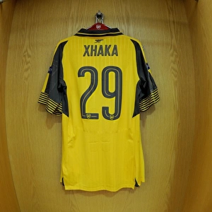 Granit Xhaka's Arsenal Changing Room Moment before Arsenal vs FC Basel (2016-17)