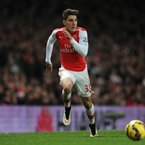 Hector Bellerin in Action: Arsenal vs Newcastle United, Premier League 2014/15