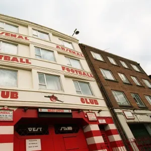 West Stand Upper Entrance Print, Arsenal Stadium Highbury London West Stand Upper Entrance Print, Arsenal Stadium Highbury London