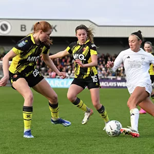 Intense Clash: Arsenal Women vs. Watford Women in FA Cup Fourth Round