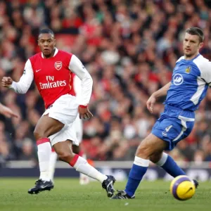 Julio Baptista (Arsenal) Matt Jackson (Wigan)