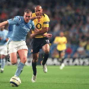 Thierry Henry (Arsenal) Richard Dunne (Man City). Manchester City 1: 3 Arsenal