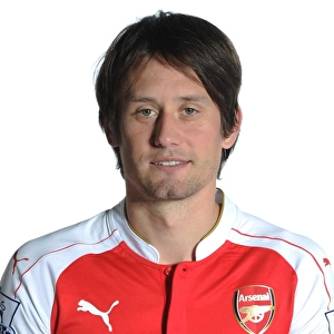 Tomas Rosicky of Arsenal. Arsenal Training Ground, London Colney, Hertfordshire