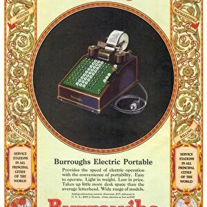 1929 1920s USA equipment burroughs adding machines accountants