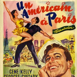 An American In Paris 1951 1950s France Gene Kelly, Georges Cuetary musicals MGM Metro