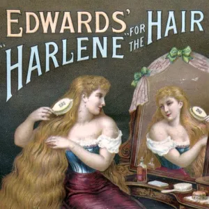 Edwards Harlene for Hair 1890s UK hair products womens