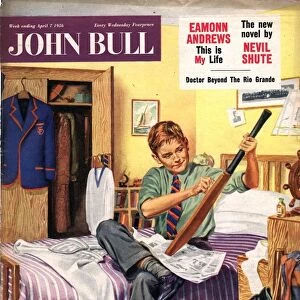 John Bull 1956 1950s UK cricket schools magazines