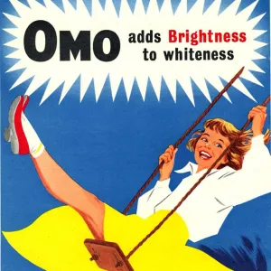 Omo 1950s UK washing powder products detergent