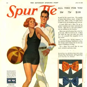 Spur Tie 1929 1920s USA mens ties bow-ties bow ties swim suits bathing costumes swimming