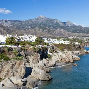 A view of the resort of Nerja in Spain