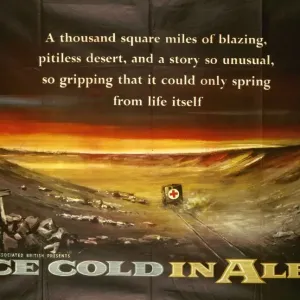 Original UK Quad Print of Ice Cold In Alex (1958)