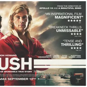 Rush - UK Theatrical Quad