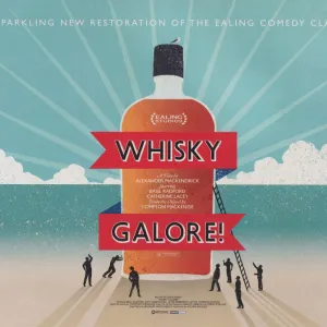 Theatrical re-issue poster for Whisky Galore! (1949)