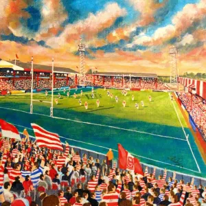 Central Park Stadium Fine Art - Wigan Warriors Rugby League Club