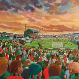 The Oval Stadium Fine Art - Glentoran Football Club