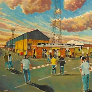 Somerset Park Stadium Going to the Match Fine Art - Ayr United Football Club