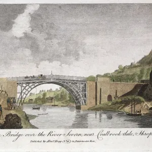 Abraham Darby IIIs iron bridge across the Severn at Ironbridge