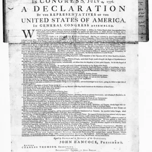 American Declaration of Independence, 4 July 1776