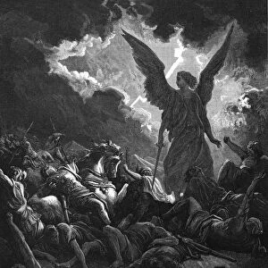 Archangel Gabriel, instrument of God, smote in the camp of the Assyriansja So Sennacherib