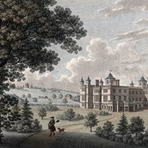 Audley End House, Essex, begun by Lord Thomas Howard 1603. Mansion as it appeared in 1781