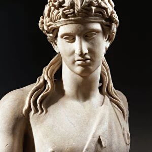 Bust of Dionysus, Copy from Greek original by Praxiteles
