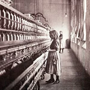 Children working in spinning shed, 1910