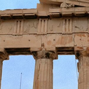 Columns of Parthenon, close-up