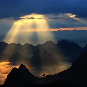 Distant mountain. China