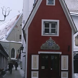 Estonia, Tallinn, old town, Vanalinn, Sajakang Street, Vene tanav