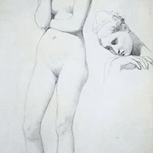 France, Nude study for Stratonice