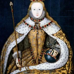 Elizabeth I in Coronation Robes Print