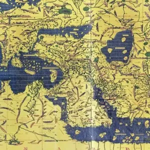 Print of The Tabula Rogeriana Map