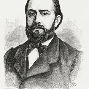 Italy, Milan, Portrait of Italian tenor Gaetano Fraschini
