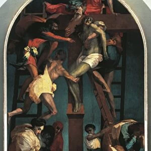 Italy, painting of Deposition of Jesus Christ from the Cross