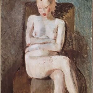 Italy, Turin, Nudo Seduto (Seated Nude Woman), 1932