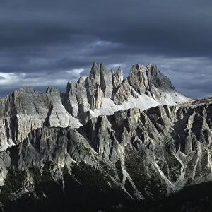 Italy, Veneto, Dolomites, Croda da Lago near Cortina D Ampezzo