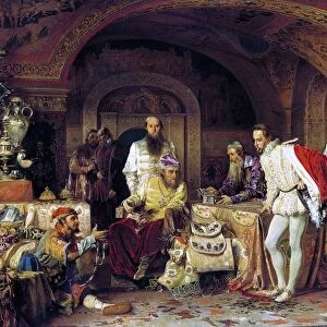 Ivan the Terrible Showing His Treasures to Jerome Horsey, by Alexander Litovchenko