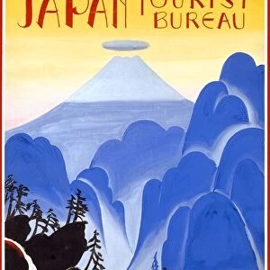 Japan: Vintage Japan Tourist Bureau poster, 1920s