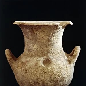 Large clay pot from Ripatransone, Marche Region, Italy, Picene civilization
