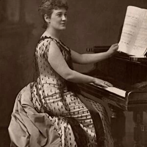 Madame Nordica (Lilian Norton) (1857-1914) American soprano. Studied the role of Violetta