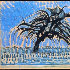 Netherlands, hague, Blue tree, 1909-10