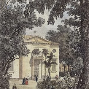 Paris, Amphitheatre, engraving
