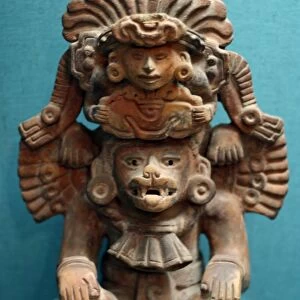 Pottery Urn, Zapotec, Mexico, 500-800